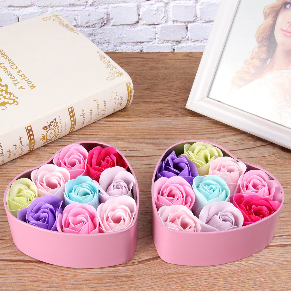 Rose Soap Flower Soap Set in E - đánh giá và giá Luxury Skincare Gifts For Her