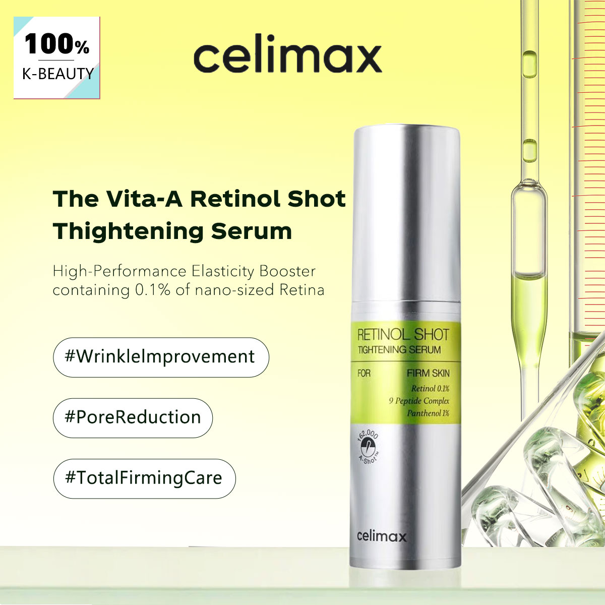 Celimax THE VITA-A RETINOL SHO - đánh giá và giá The Ordinary Serum Hyaluronic Acid